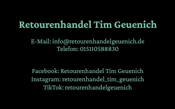 Retourenhandel Tim Geuenich